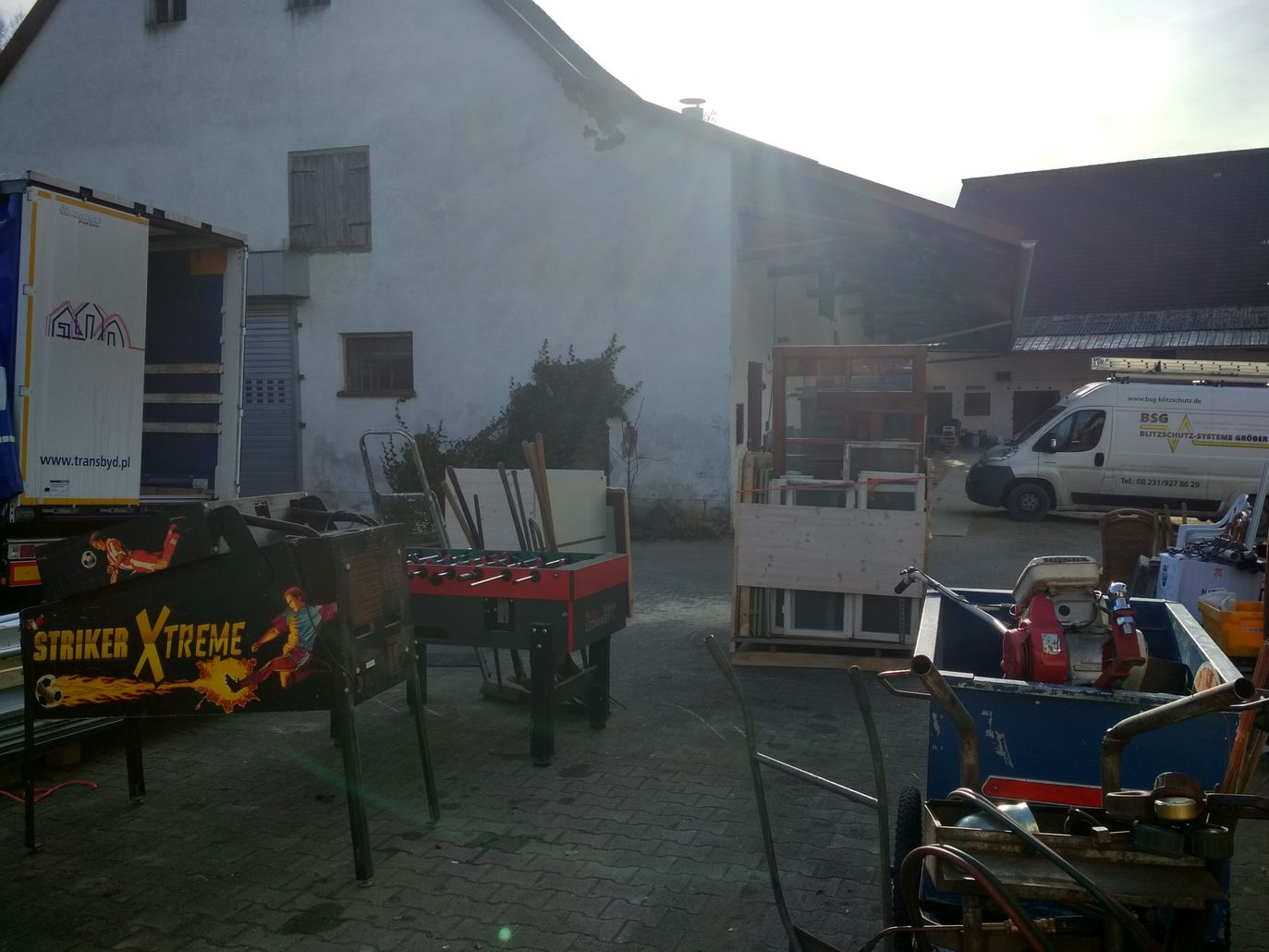 Packing the truck January 2020