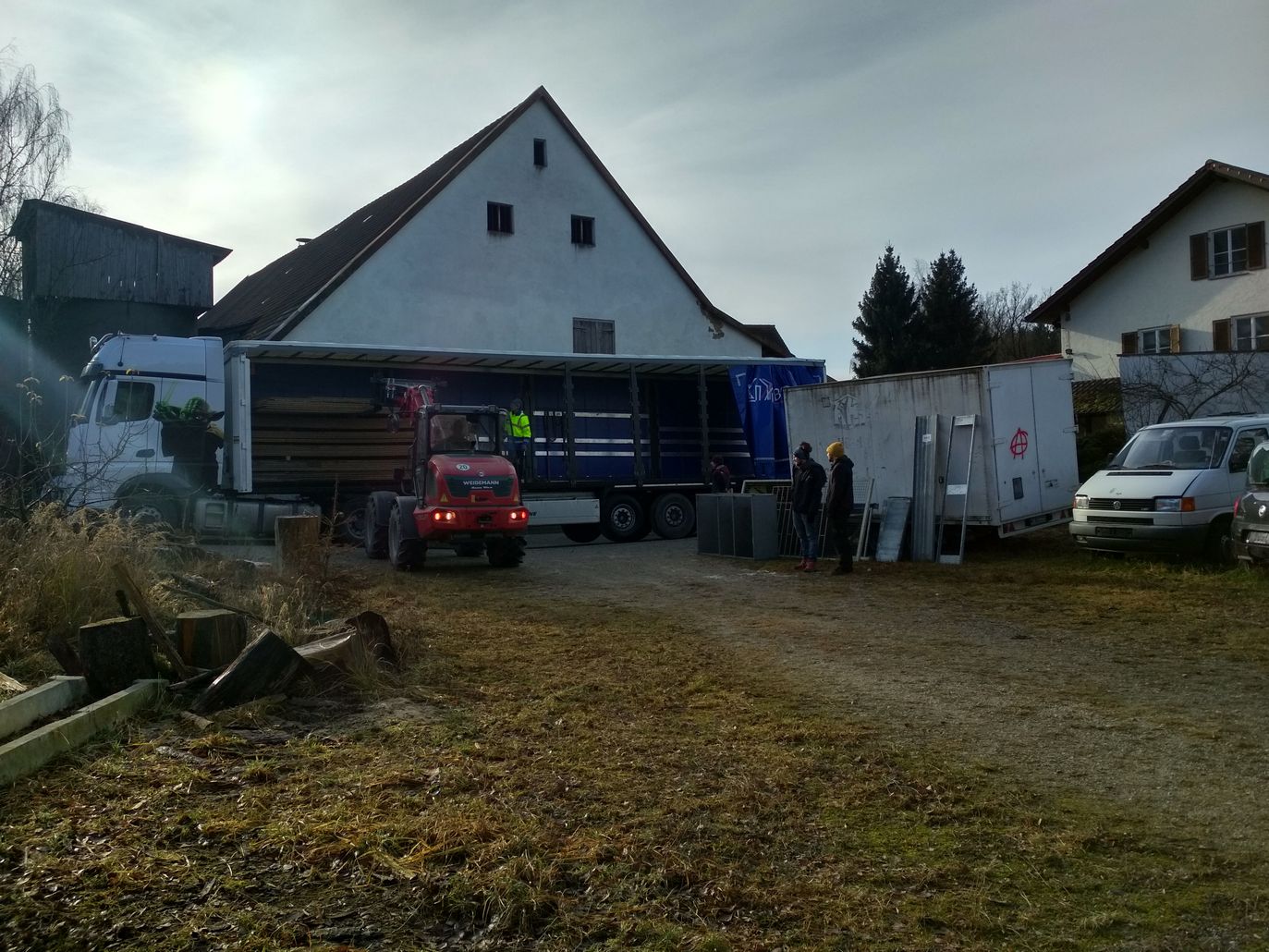 Packing the truck January 2020