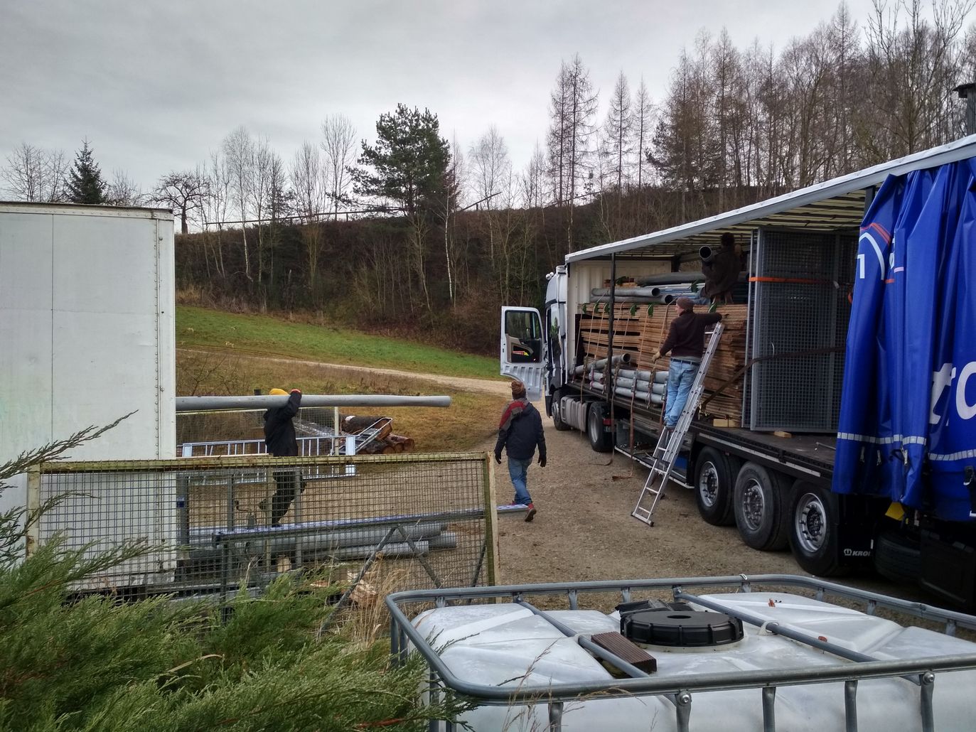 Packing the truck January 2020