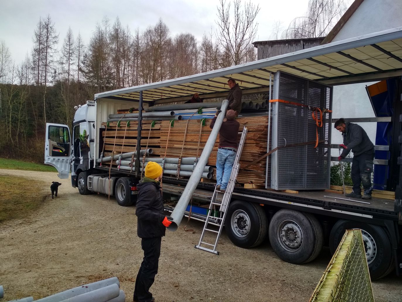 Packing the truck January 2020