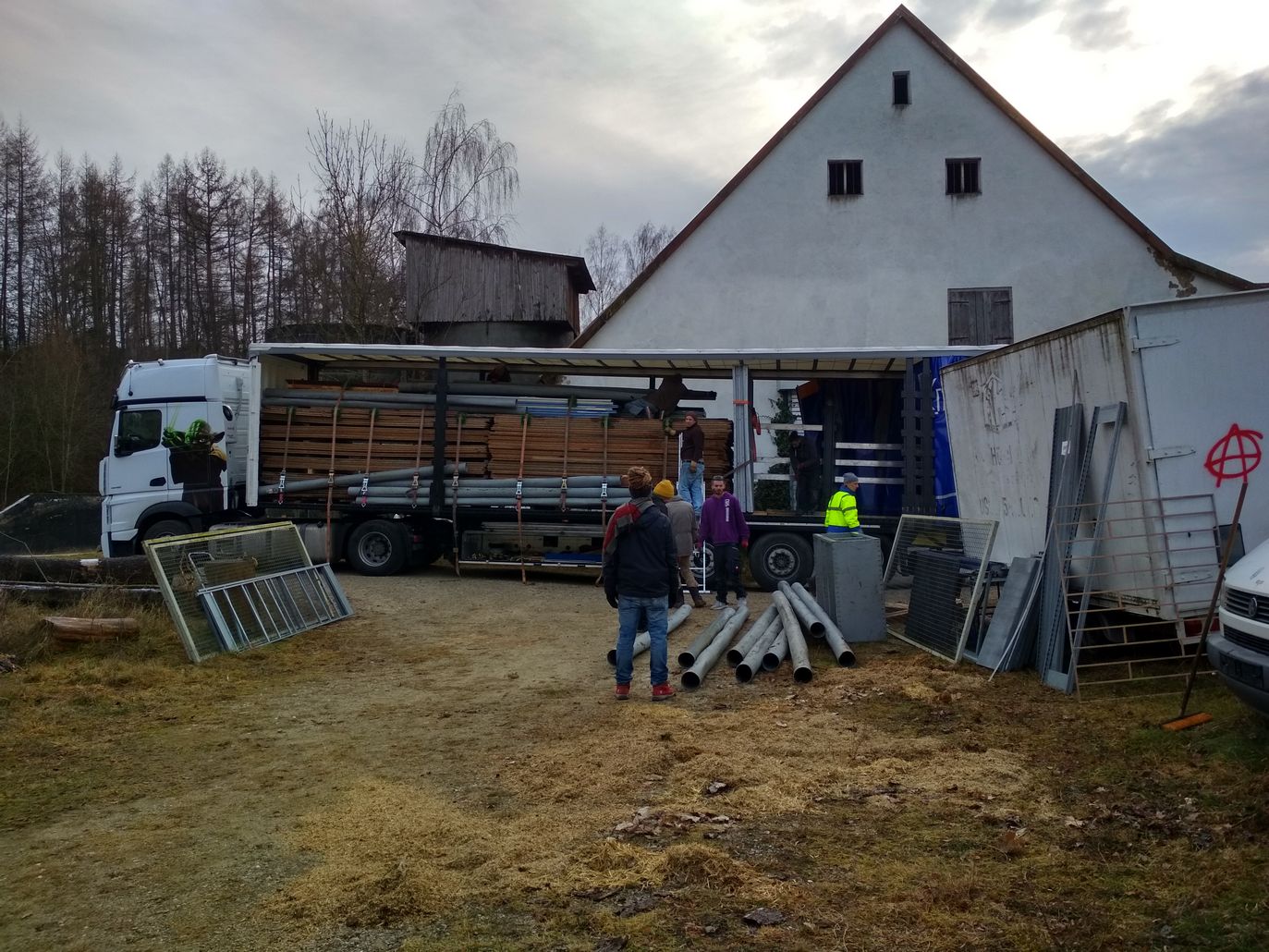 Packing the truck January 2020