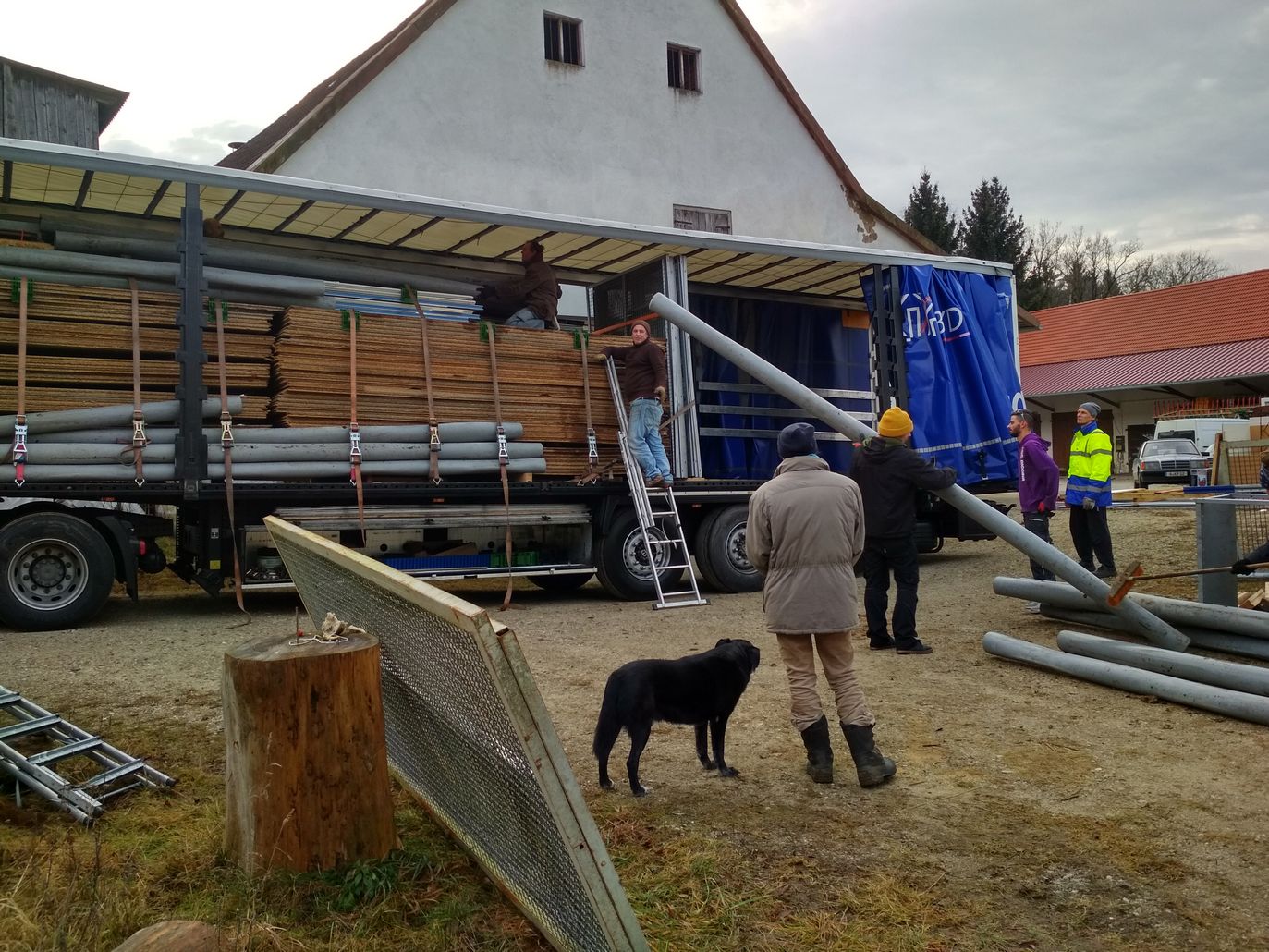 Packing the truck January 2020