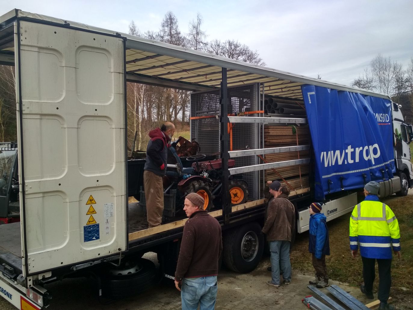 Packing the truck January 2020