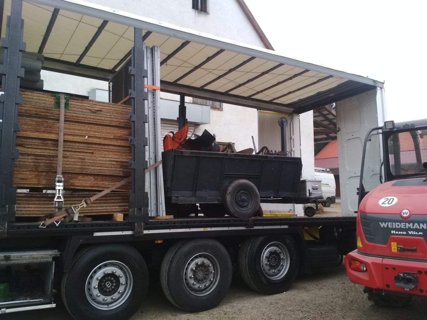 Packing the truck January 2020