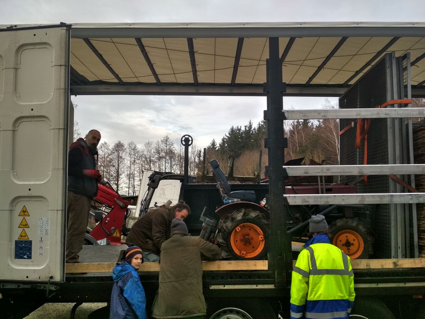 Packing the truck January 2020