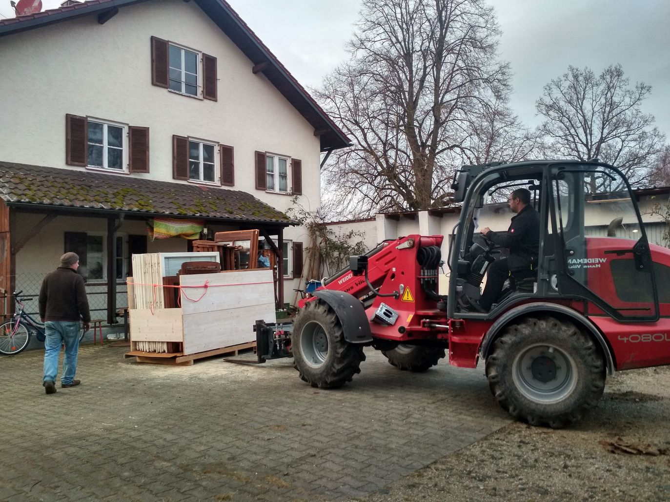 Packing the truck January 2020