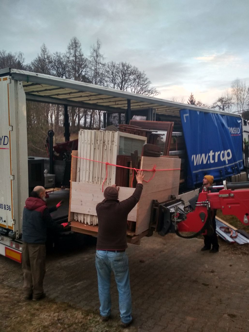 Packing the truck January 2020