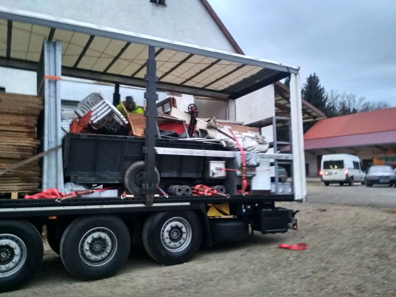 Packing the truck January 2020