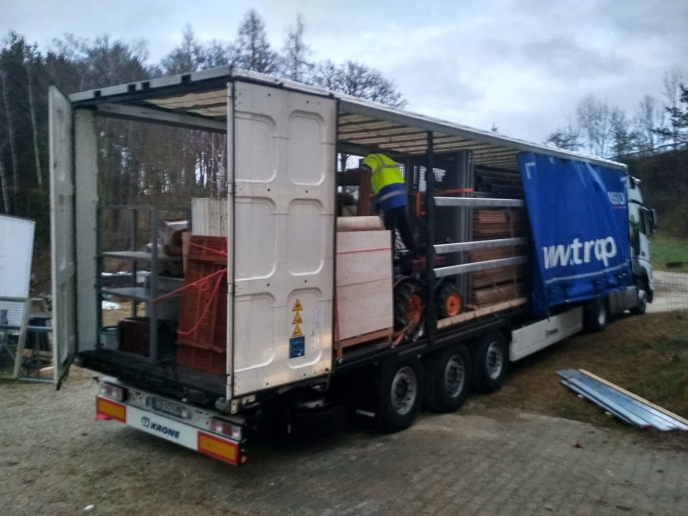 Packing the truck January 2020